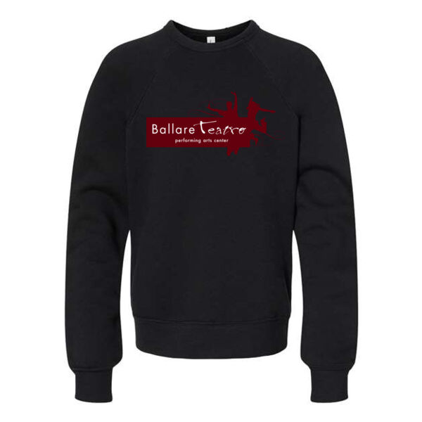 BELLA + CANVAS - Youth Sponge Fleece Crewneck Sweatshirt - Printed Logo Thumbnail