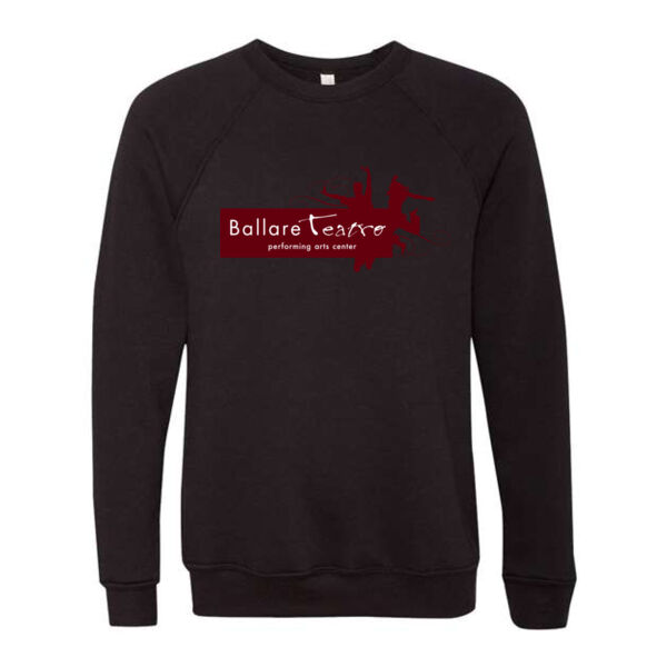 BELLA + CANVAS - Sponge Fleece Raglan Crewneck Sweatshirt - Printed Logo Thumbnail